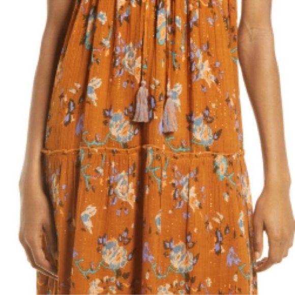 NWT MSRP $140 RAGA Morning Glories Maxi Dress - Size Large - Picture 6 of 14